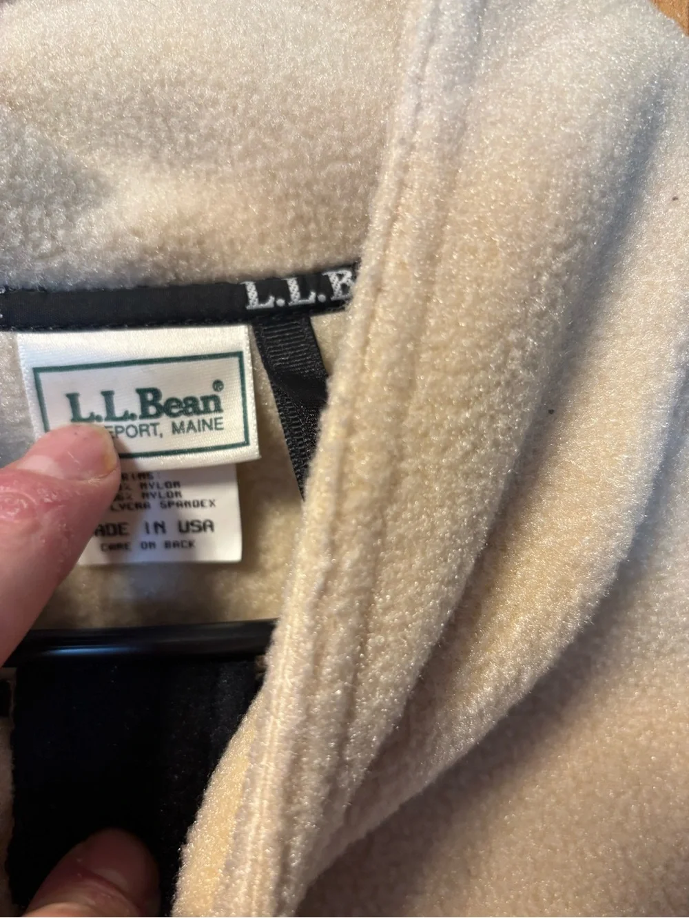 L.L. Bean cozy cream